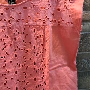 Peach Color Top For Women