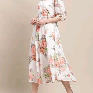 Women's Floral Dress🍁