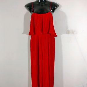 Red Casual Jumpsuit (Women's)