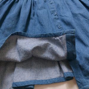 Denim Dungaree Frock