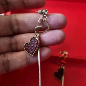 Trendy Modern Heart Shaped Earings