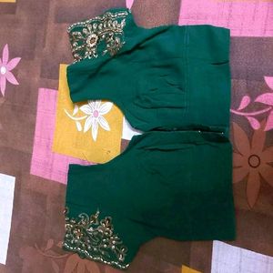 designer embroidery work saree