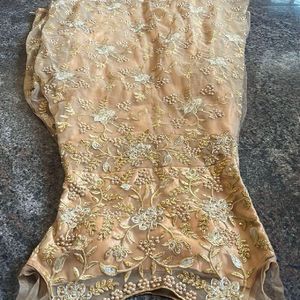 Gold Long Frock