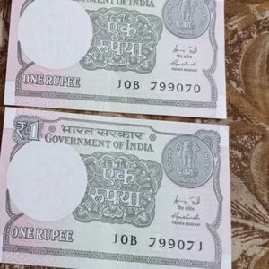 Take It Easy Deal:-Rare One Rupee 2 Notes Original