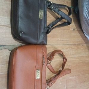 New Leather Small Hand Bag Combo 2 Piece