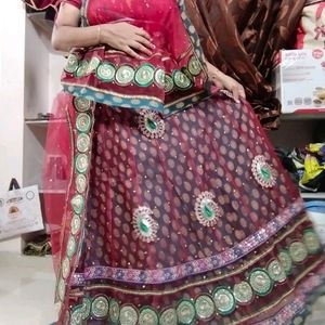 Lehenga With Havey Net Dupatta