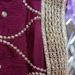 Zari Thread Wedding Dupatta