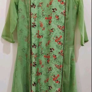 Beautiful Pista Green Colour Kurti Size Xxl