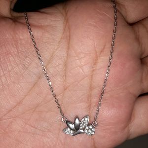 Pure Silver Butterfly Necklace