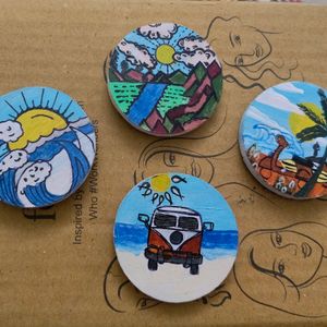 Hand Painted Fridge Magnets