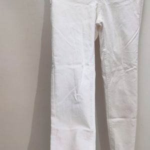 White Slim Fit Jeans