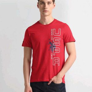 U.S. POLO ASSN. Crew Neck Brand Print T-Shirt.