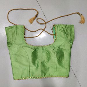 Mint Greet Lehenga Choli Set With Dupatta