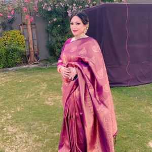 Purple Saree