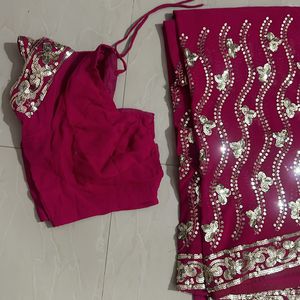 Pink Saree