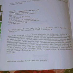 LLB Book (2011)