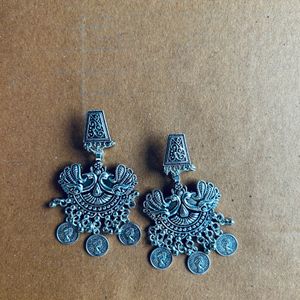 Navratri Oxidised Set And earring