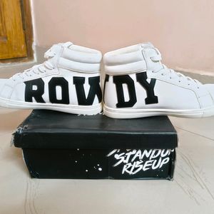 Authentic "Rowdy" White Shoes For Women