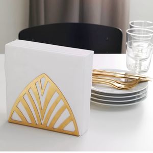 Tissue Holder - Brass Colour