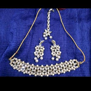 Pearl Kundan Jewellery Set
