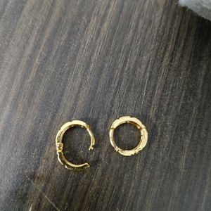 Gold Colour Loop Earing