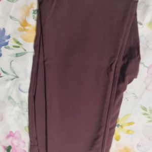 Pink Shirt And Maroon Formal Pant