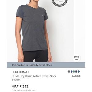 Performax Workout Wear T Shirt