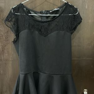 Shein Black Party Wear Top