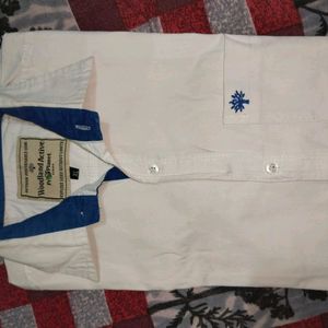 Cotton Shirt Woodland active white