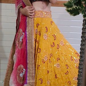 Heavy Sequin Work Lehenga Choli