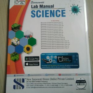 Saraswati Lab Manual Science Class 10th CBSE