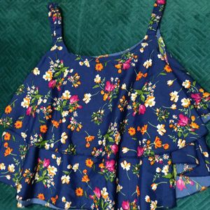 Beautiful Floral Crop Top