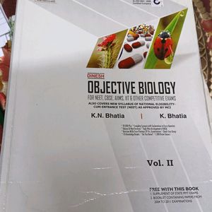 Objective Of Biology By Dinesh For Neet