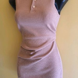 Nude Bodycon Dress