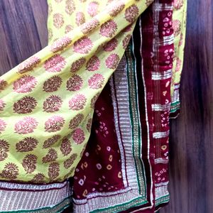 Bandhani Saree Elegance, Exquisite Craftsmanship