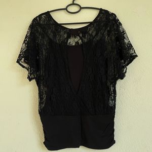 Black Lace Top