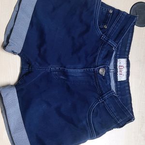 Blue Comfortable Stretchable Shorts!