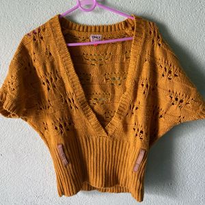 Pretty Yellow Top Sweater