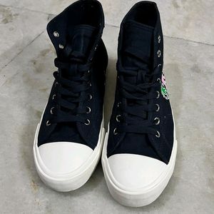 H&M KEITH HARING HIGH TOP SNEAKERS