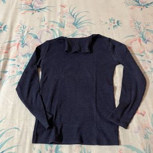 Polo Neck Top