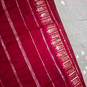 Beautiful New Saree With Stitched Blouse