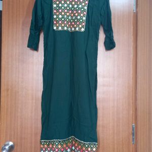 Dark Green Kurta /pant