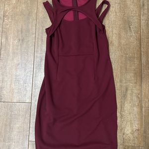 Branded Off Shoulder Party Bodycon Dress