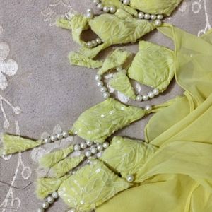 Girls (Kids)Sharara Suit (Yellow Colour)