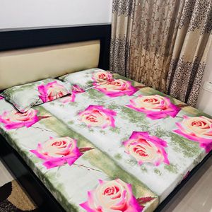 Combo Off❗️( 2 Price Drop Bed sheet + Peach Kurta)