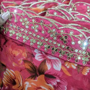 Georgettee Synthetic Saree