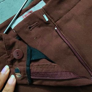 Brown Formal Pants