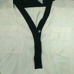 white h&m shirt