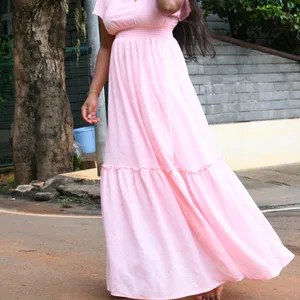 Pink Shimmering Maxi