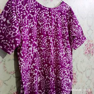 Long cotton kurti